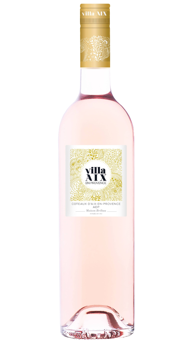 Vins Breban Villa Aix AOP Coteaux d'Aix-En-Provence Rosé'